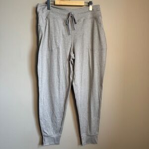Lolë Women's Gray Recycled Polyester Blend Jogger‎ Sweatpants - Size Large Yoga